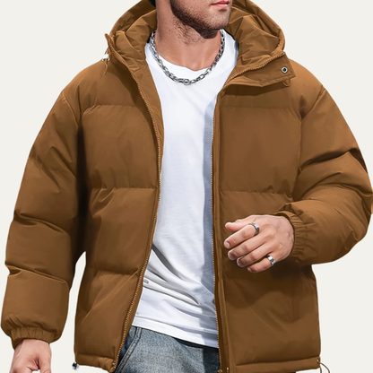 Warm Waterproof Padded Hoodie Coat