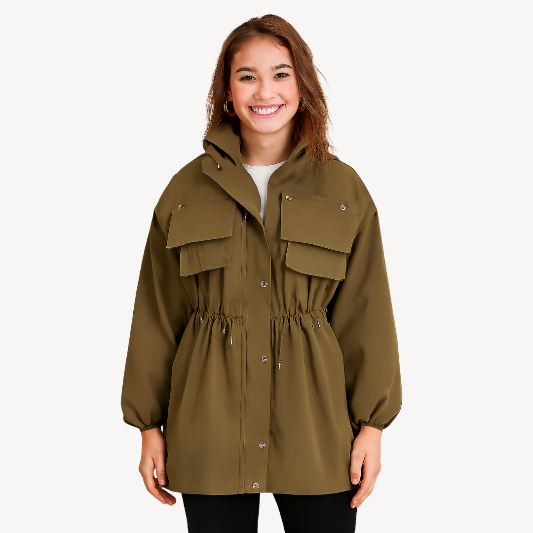 Practical Everyday Parka for Ladies with Pockets