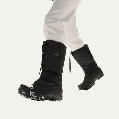 Men's High Insulated Snow Boots with Strap and Laces - OutfitLondon