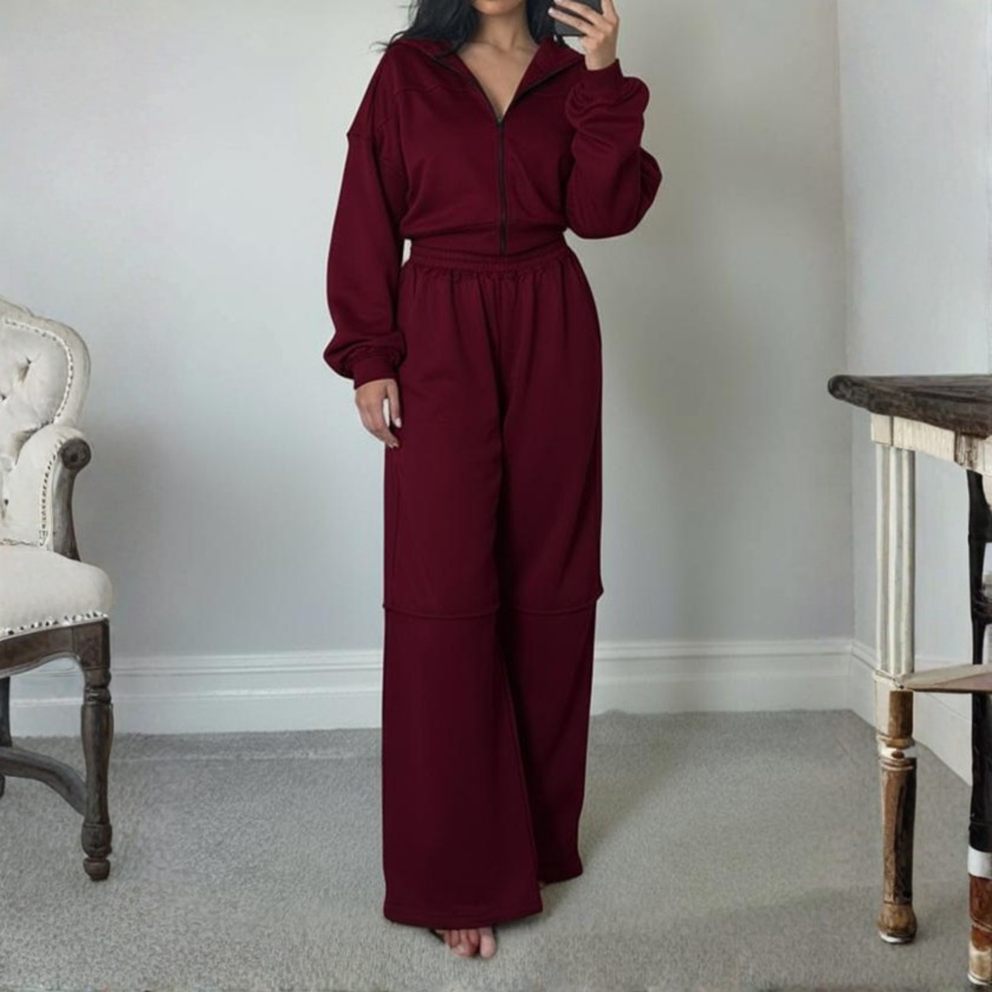 Soft Fleece Hoodie and Jogger Pants Set