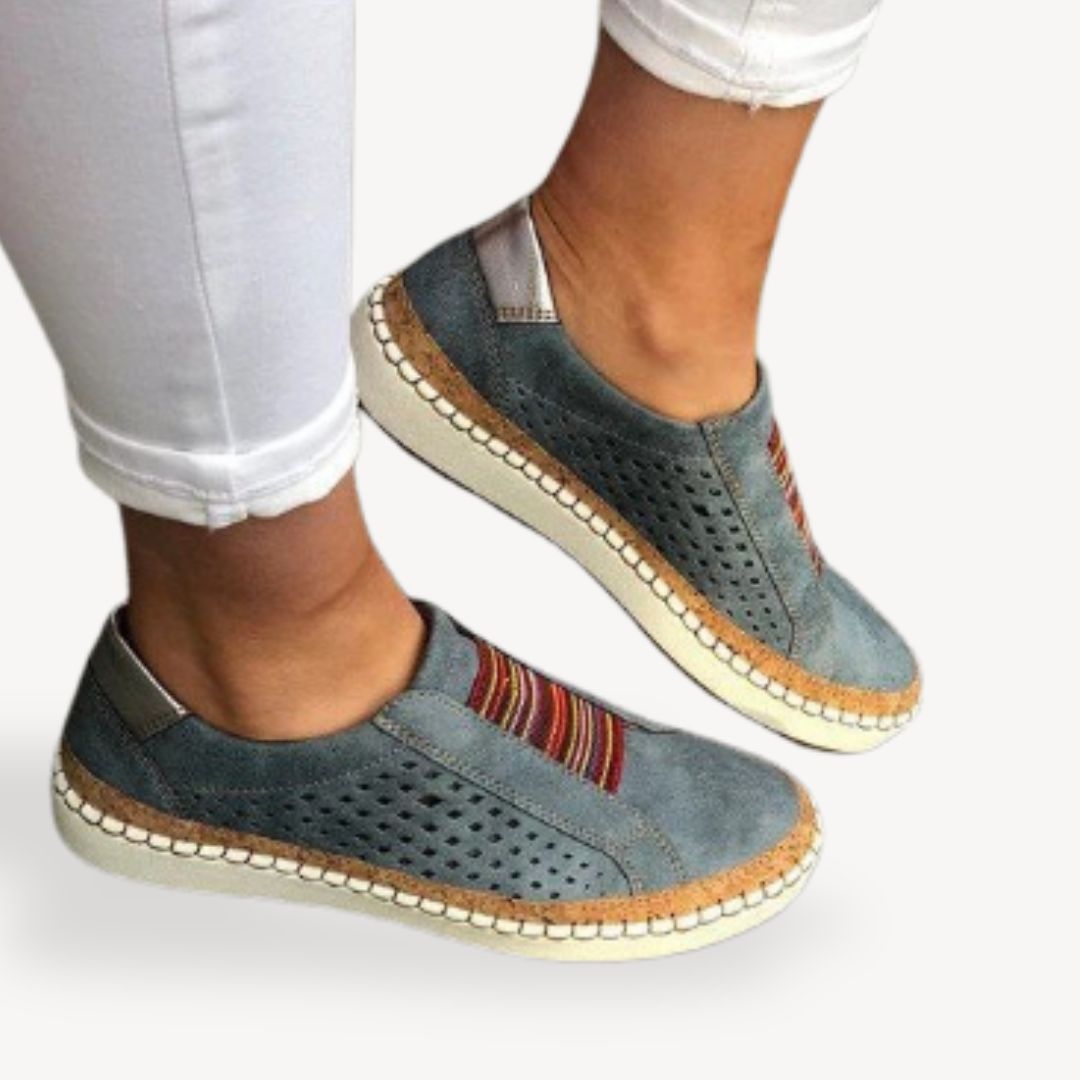 Women's Supportive High Quality Comfortable Slip On Shoes - OutfitLondon