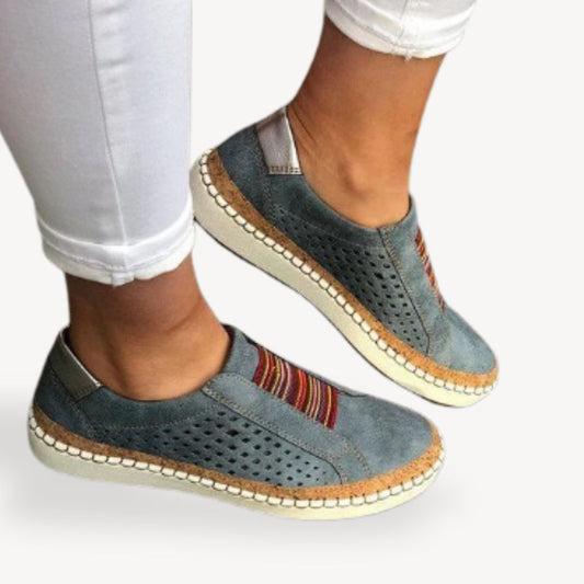 Women's Supportive High Quality Comfortable Slip On Shoes - OutfitLondon