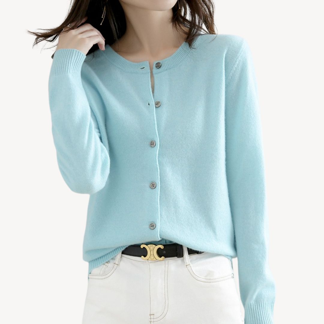 Ladies Soft Open Cardigan Sweater