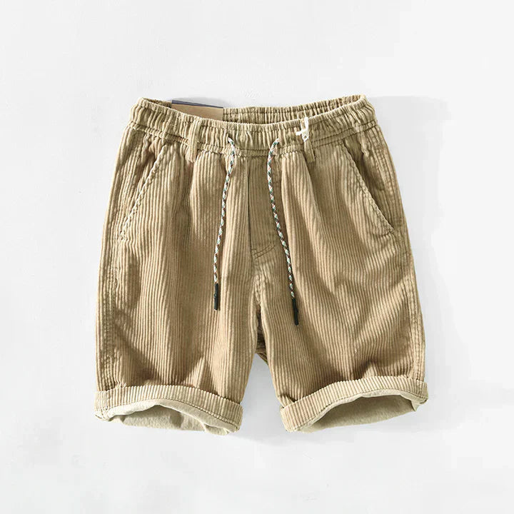 Comfortable Summer Corduroy Shorts - OutfitLondon