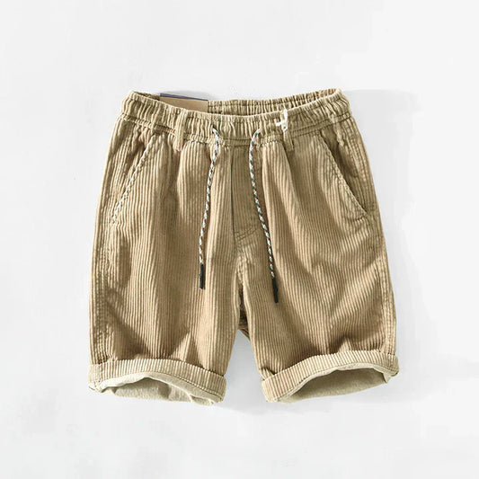 Comfortable Summer Corduroy Shorts - OutfitLondon