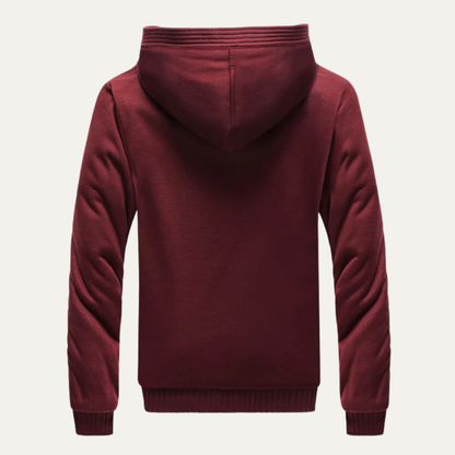 Warm Waterproof Fleece Lined Mens Hoodie Jacket
