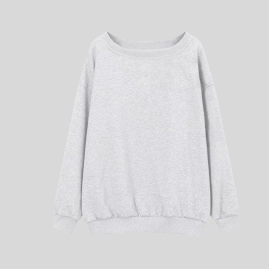 Relaxed Fit Crew Neck Winter Sweater - OutfitLondon