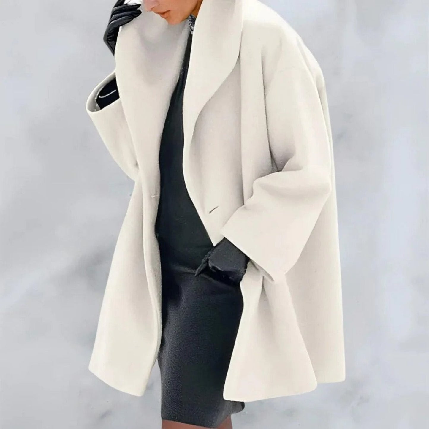 Warm Women's Button Down Winter Coat