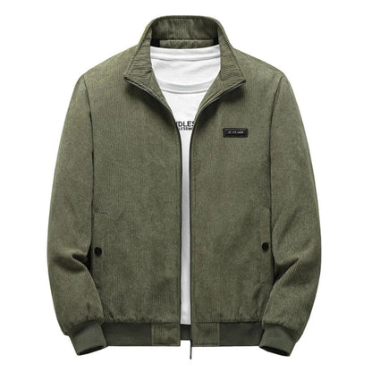 Warm Waterproof Men's Corduroy Coats with Fleece Lining