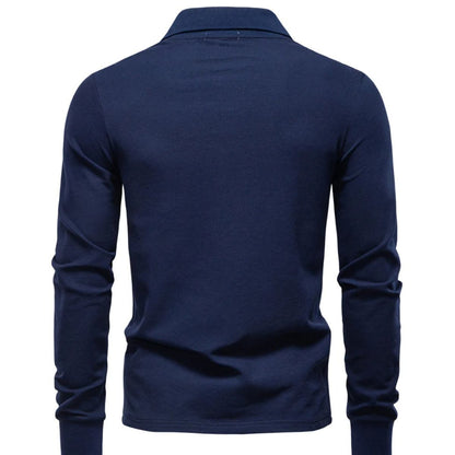 Classic Fit Casual Long Sleeve Cotton Mens Shirt