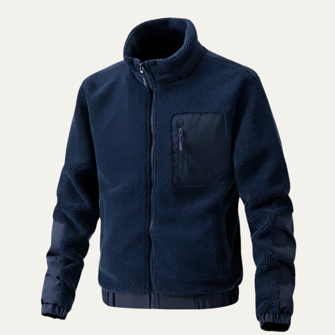 Warm Plush Fleece Men's Coat