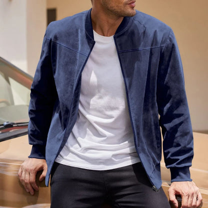 Luxury Brown Leather Mens Jacket