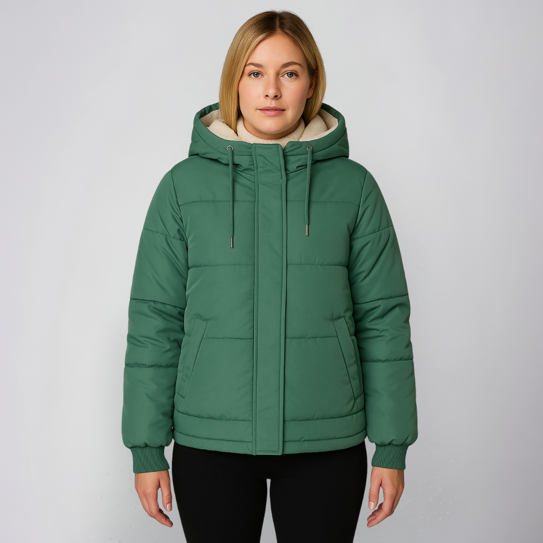 Warm Fleece Hooded Winter Jacket for Women