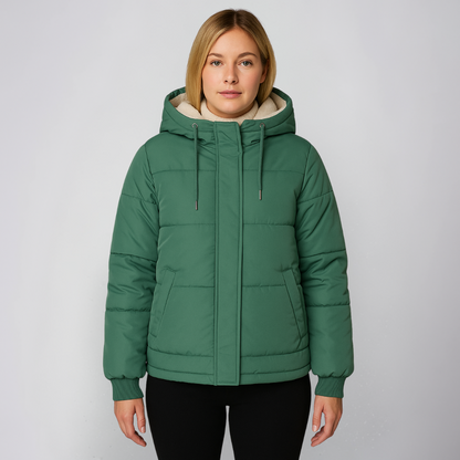 Warm Fleece Hooded Winter Jacket for Women