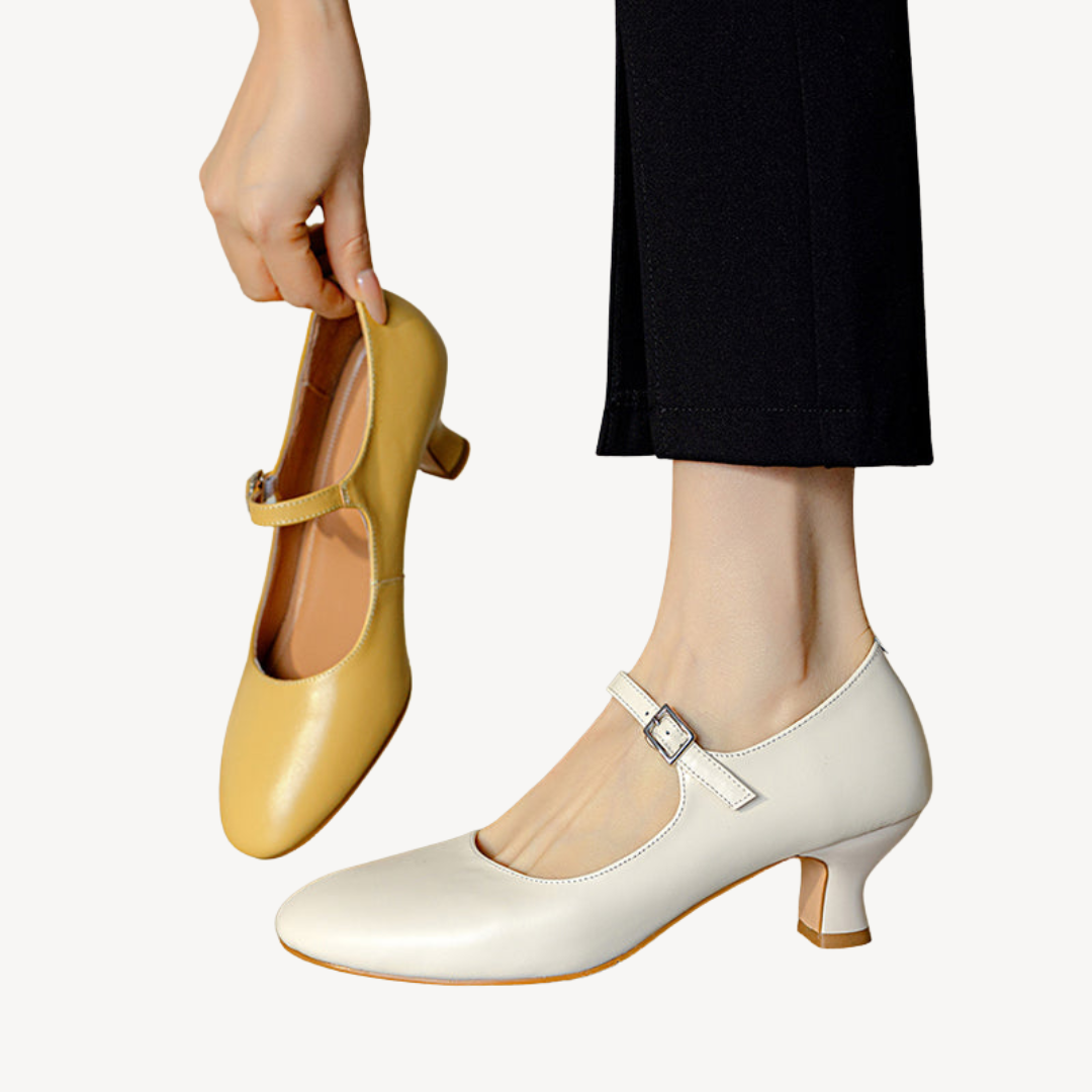 Comfortable Low Heel Mary Jane Shoes