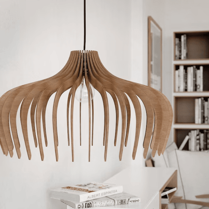 Farmhouse Style Wooden Hanging Light