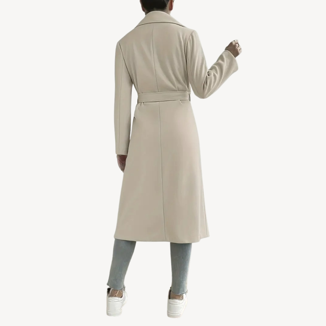 Ladies Warm Overcoat with Large Pockets
