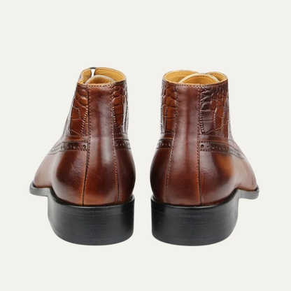 Men's Smart Leather Lace Up Dress Boots