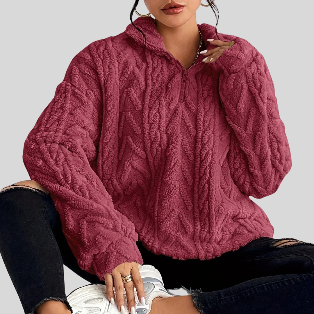 Cozy Crew Neck Winter Sweater