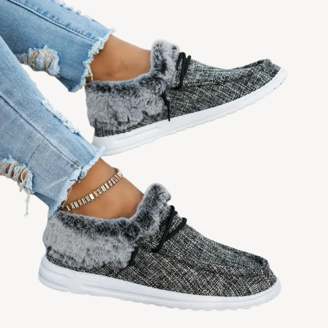 Comfortable Slip On Fuzzy Boots