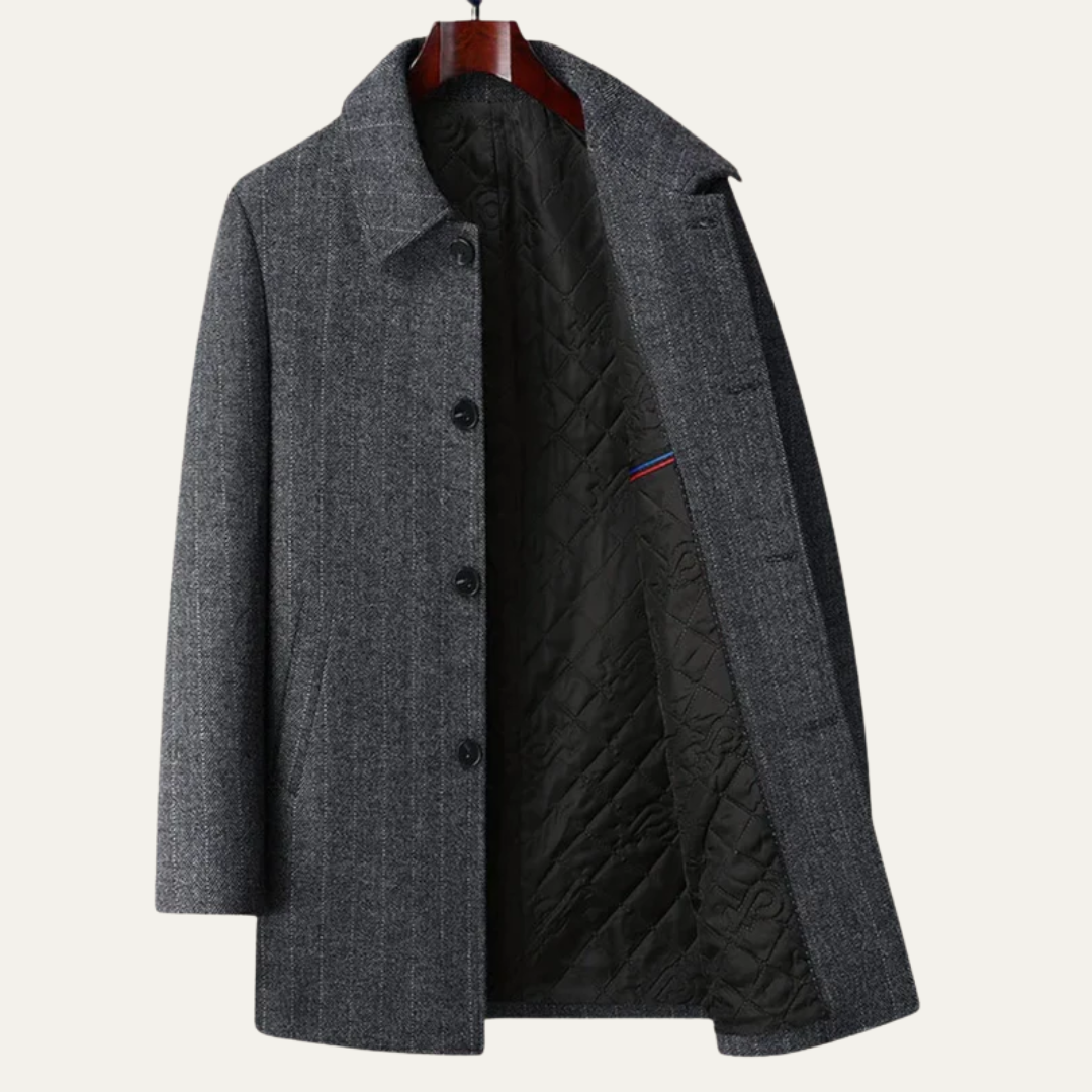 Timeless Mens Tailored Overcoat