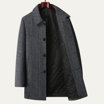 Timeless Mens Tailored Overcoat