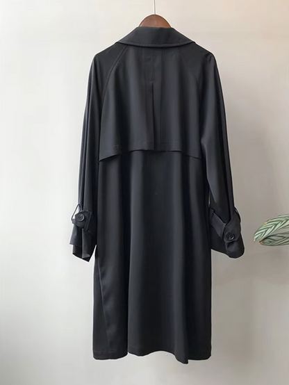Timeless Double Breasted Long Coat