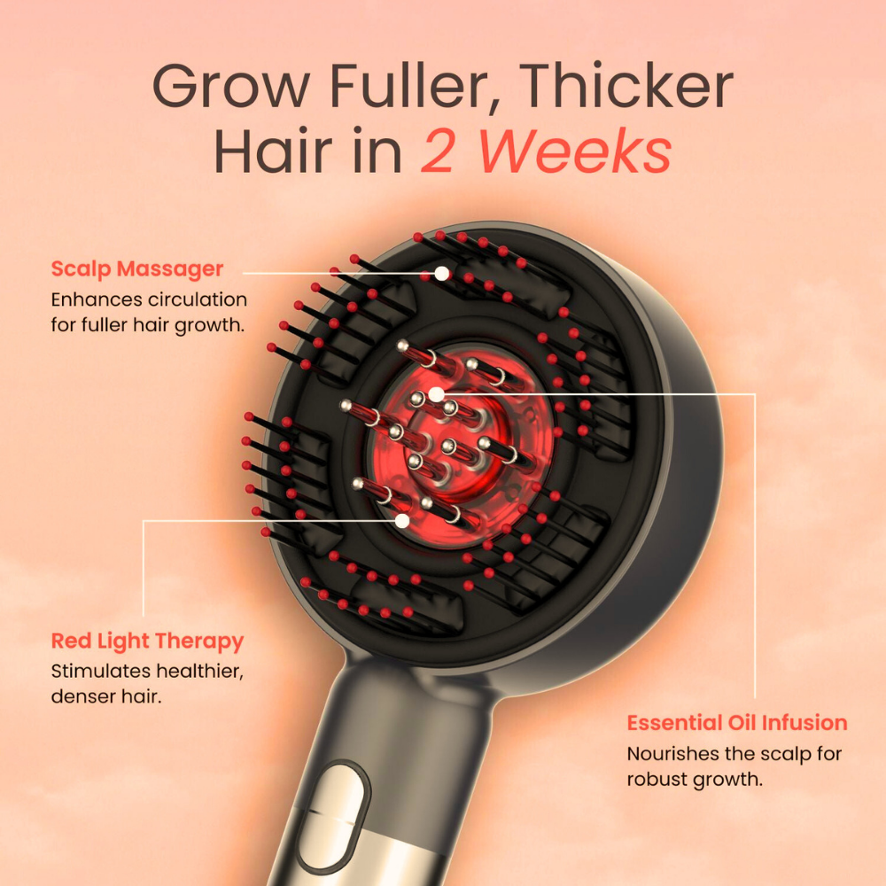 Compact Hair Scalp Massage Brush - OutfitLondon