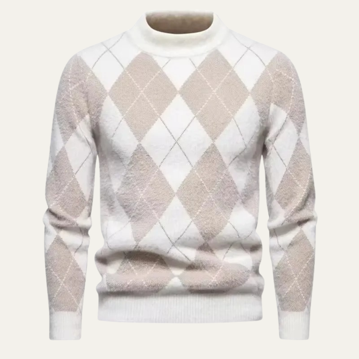 Cozy Men's Fleece Crew Neck Sweater - OutfitLondon