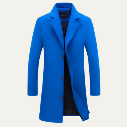 Classic Mens Stylish Wool Overcoat