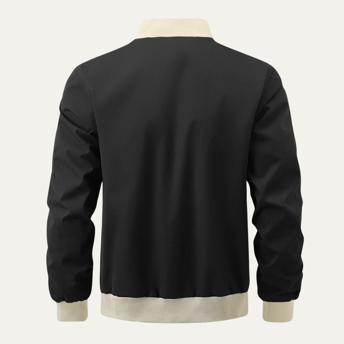 Men's Relaxed Fit Zipper Bomber Jacket