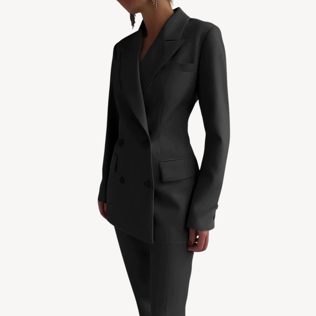 Classic Fit Lady Suit Jacket & Pants Set