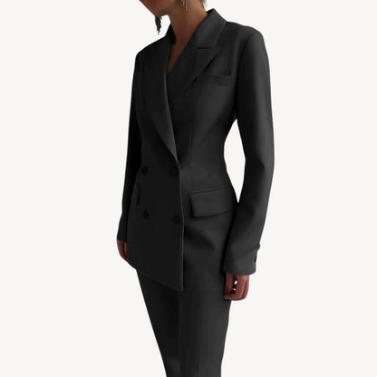 Classic Fit Lady Suit Jacket & Pants Set