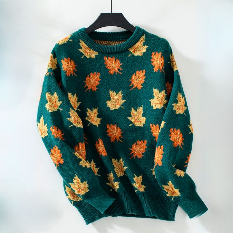 Soft Fall Crew Neck Sweater by Goldi - OutfitLondon