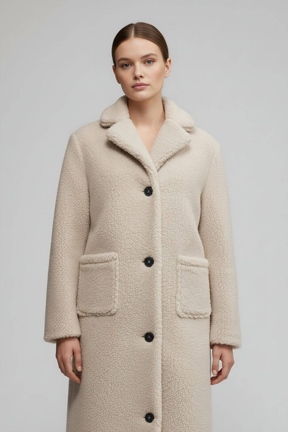 Fuzzy Teddy Coat - Warm and Snug - OutfitLondon