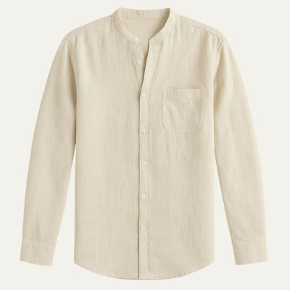 Classic Mens Long Sleeve Cotton Shirt