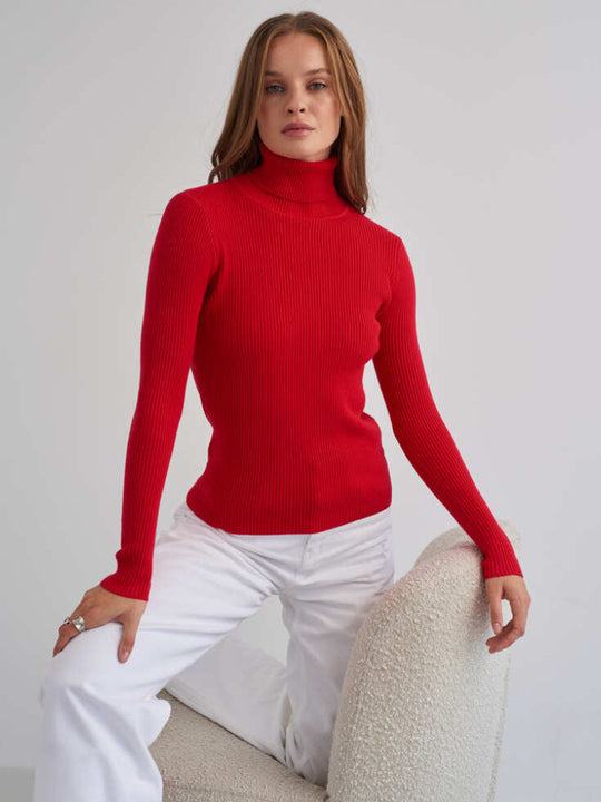 Cozy Ladies' Slim Fit Pullover Sweater