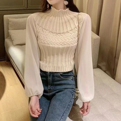 Cozy Ladies Sleeveless Turtleneck Sweater Vest