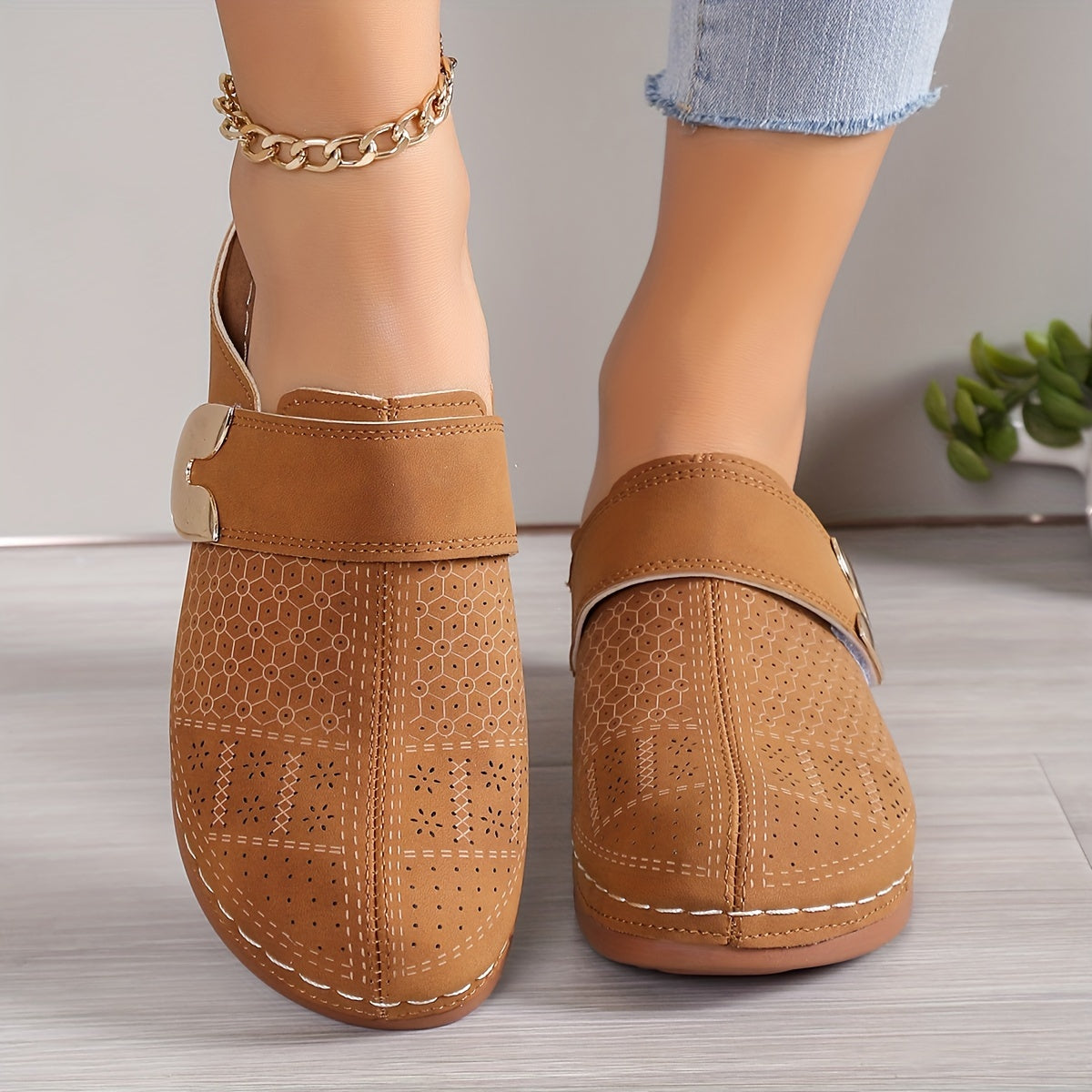 Cozy Orthopedic House Slippers with Grip Soles