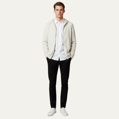 Men's Warm Zip Up Sweater Jacket
