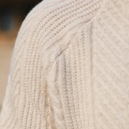 Comfortable Crew Neck Knit Sweater