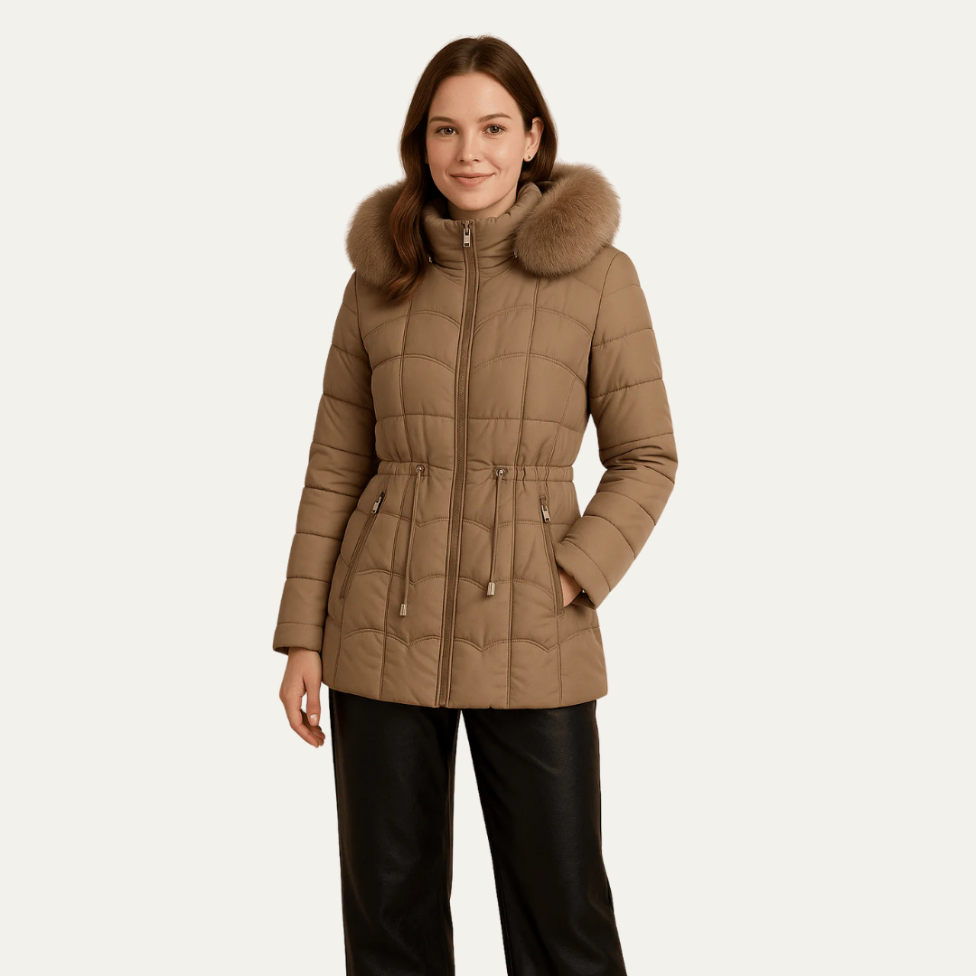 Women's Stylish Mid-Length Down Jacket