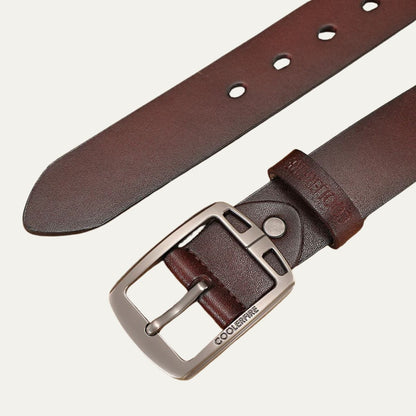 Authentic Leather Belt - Classic Vintage Design