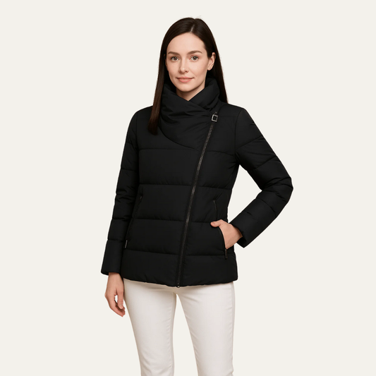Women's Short Down Filled Jacket - OutfitLondon