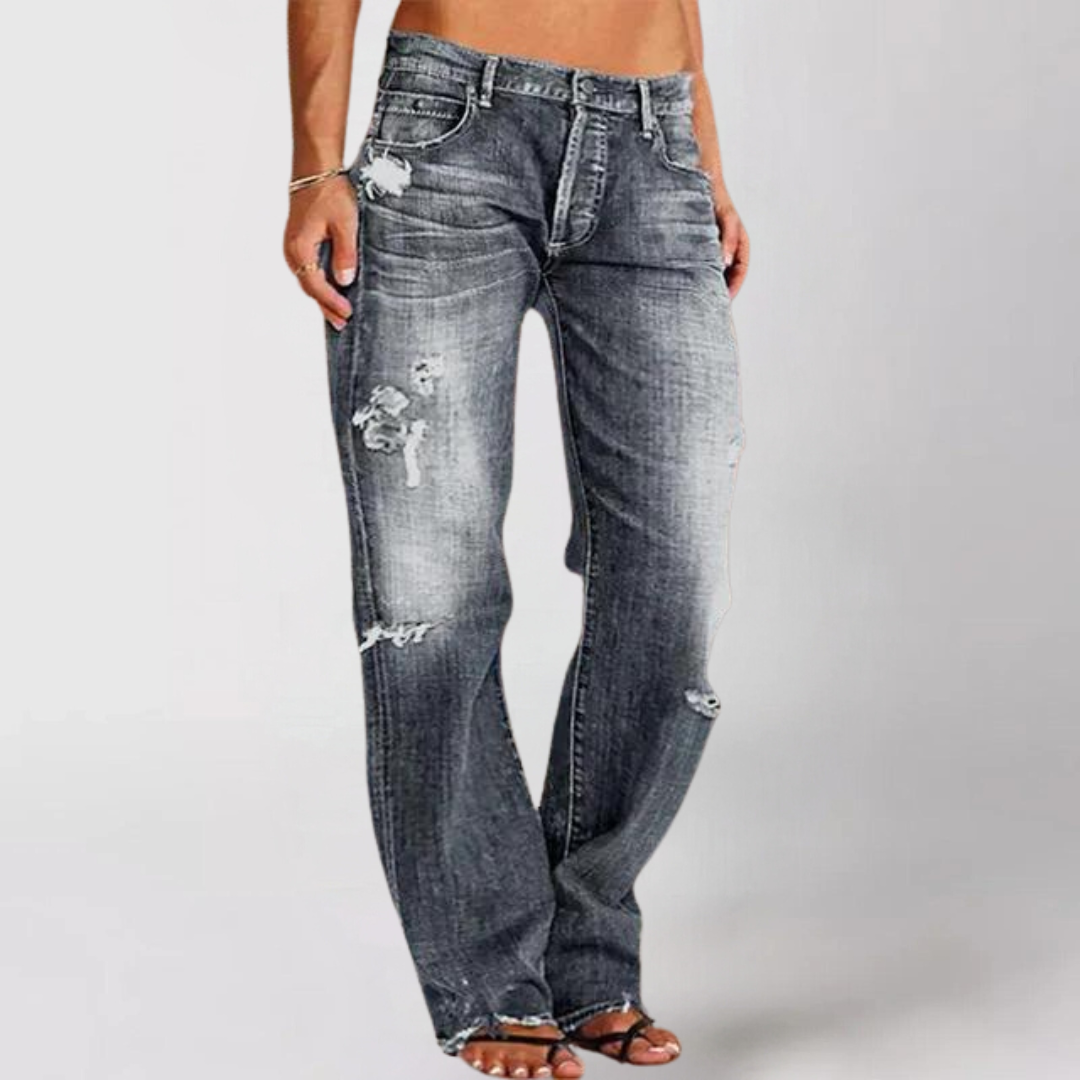Comfortable Loose Fit Women's Denim Jeans