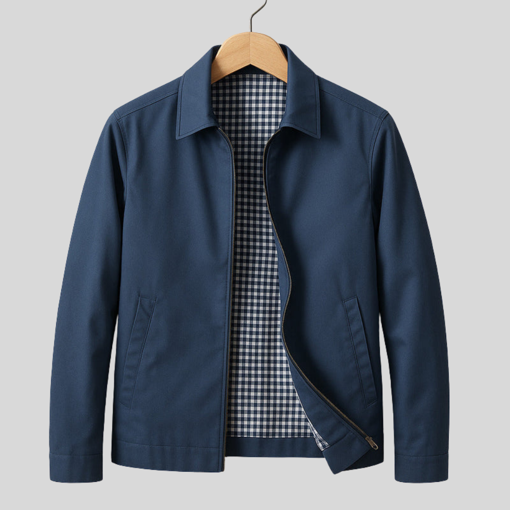 Slim Fit Mens Casual Zip Jacket