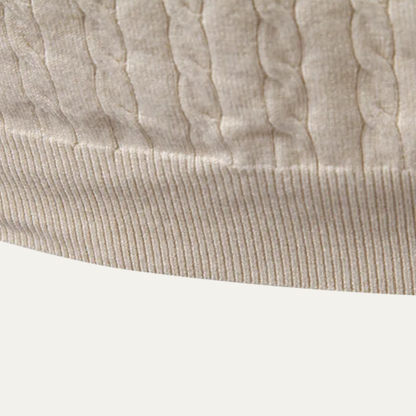 Classic Men's Button Knit Polo Jumper