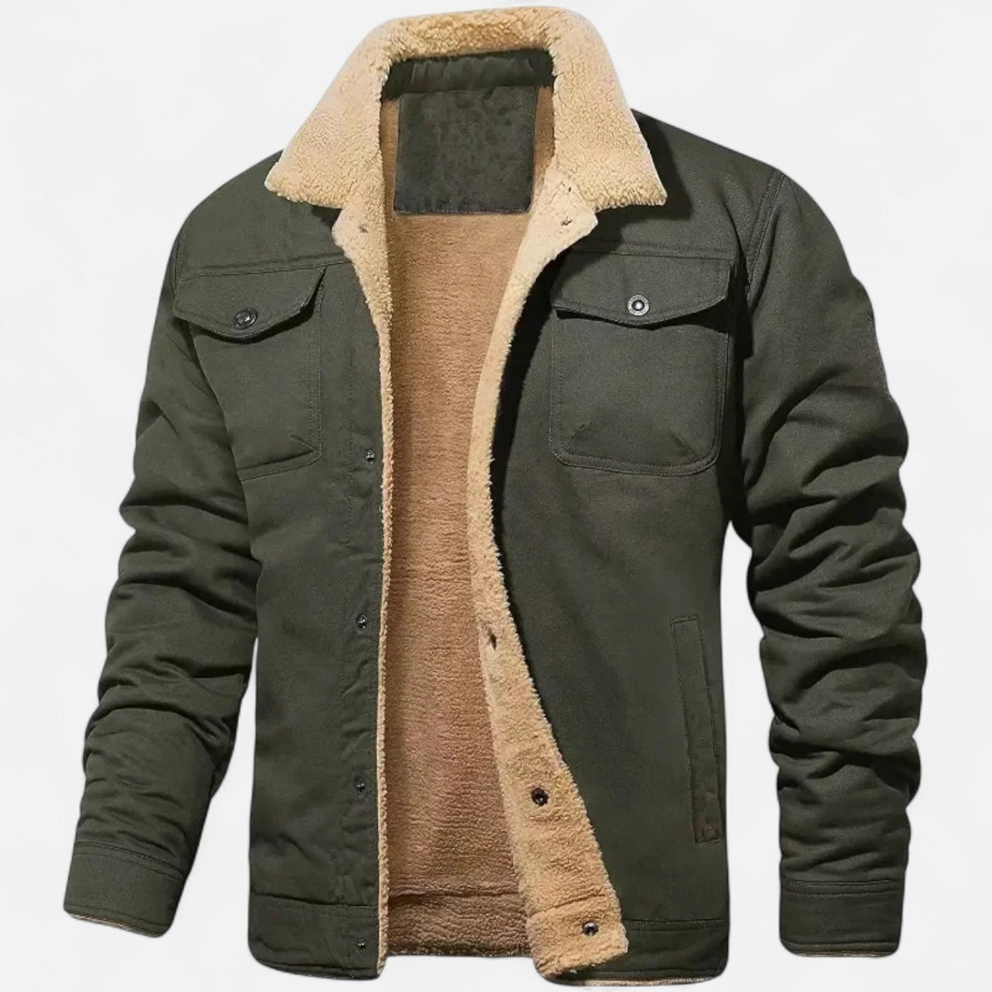 Stylish Mens Insulated Parka Coat