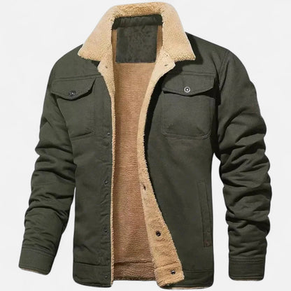 Stylish Mens Insulated Parka Coat