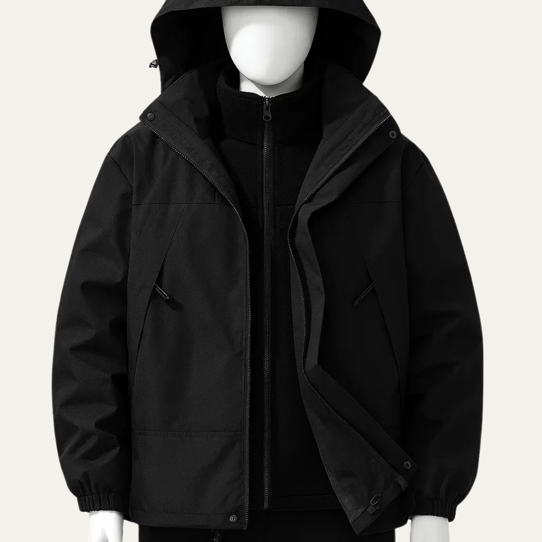 Waterproof 3 in 1 Outdoor Men's Jacket